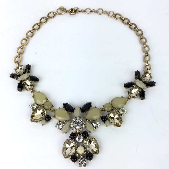 J.Crew Rhinestone Statement Necklace - Picture 4 of 5